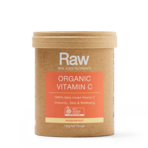 Raw Real Food Nutrients Organic Vitamin C Passionfruit Powder 100g
