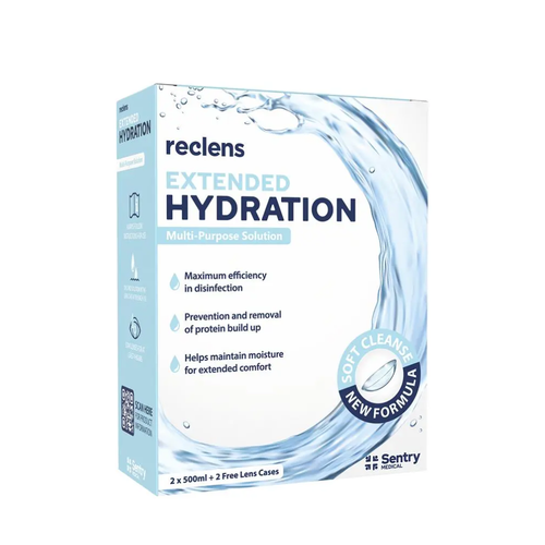 Reclens Extended Hydration Multipurpose Solution 2 x 100mL