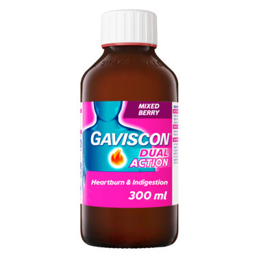 Gaviscon Dual Action Liquid Mixed Berry 300mL