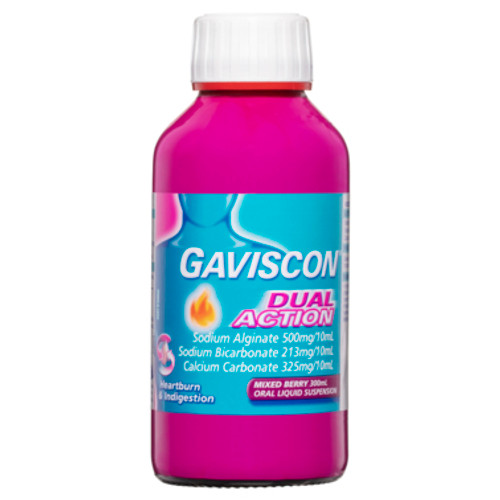 Gaviscon Dual Action Liquid Mixed Berry 300mL