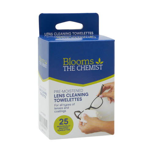 Blooms The Chemist  Lens Cleaning Towelettes 25 Pack