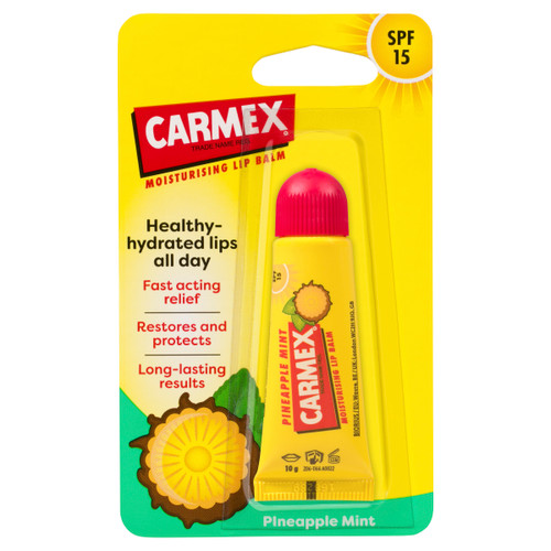 Carmex Lip Balm Pineapple Mint Tube