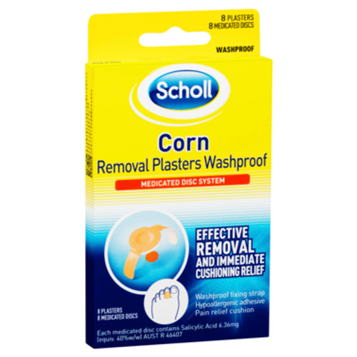 Scholl Corn Removal Plaster Waterproof - Pack 9