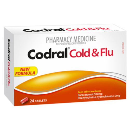 Codral PE Cold & Flu Tablets 24 Pack