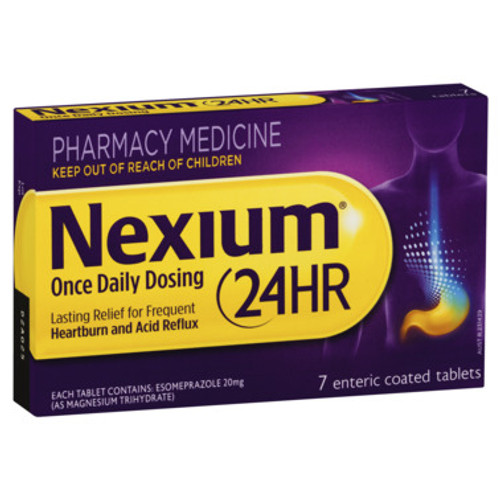 Nexium 24HR Once Daily Dosing Tablets 20mg - 7 tablets