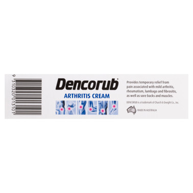 Dencorub Arthritis Cream 100g Blooms The Chemist