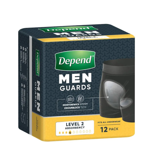 Depend Guards For Men Level 2  12 Pack