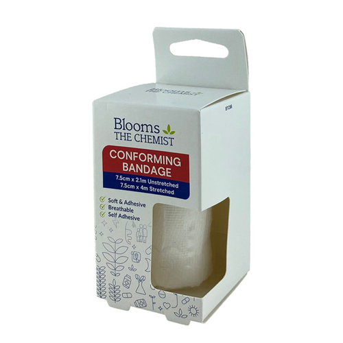 Blooms The Chemist Conforming Bandage 7.5 cm x 4 m