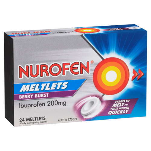 Nurofen Meltlets Berry Burst 200mg - 24