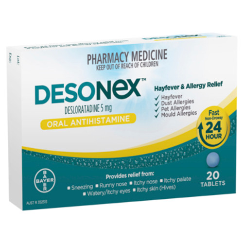 Desonex Allergy & Hayfever 5Mg Tablets 20