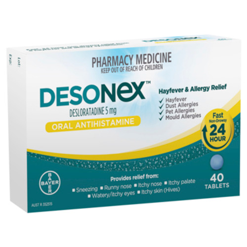 Desonex Allergy & Hayfever 5Mg Tablets 40