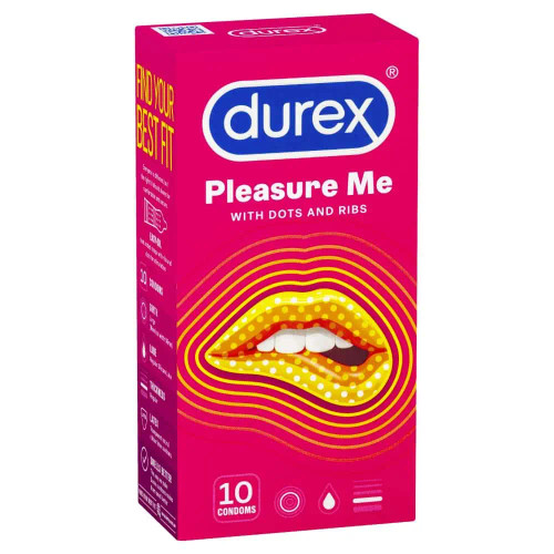 Durex  Pleasure Me Condoms 10 Pack