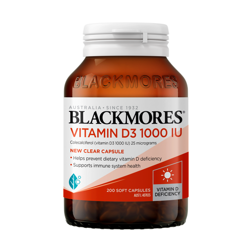 Blackmores Vitamin D3 1000IU 200 Capsules
