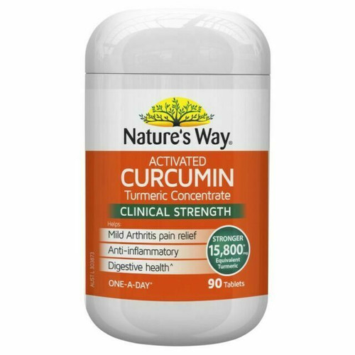 Nature's Way  Activated Clinical Strength Curcumin 90 Tablets