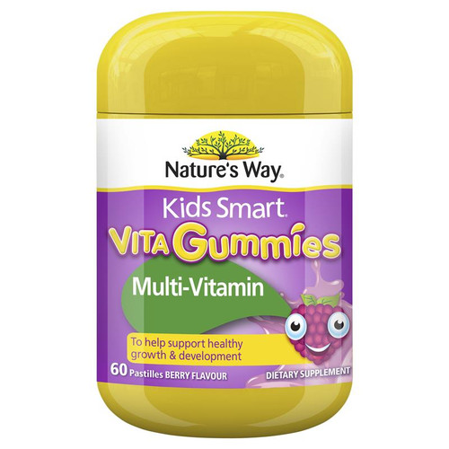 Nature's Way Kids Smart Vita Gummies Multi + Veges 60 Pastilles