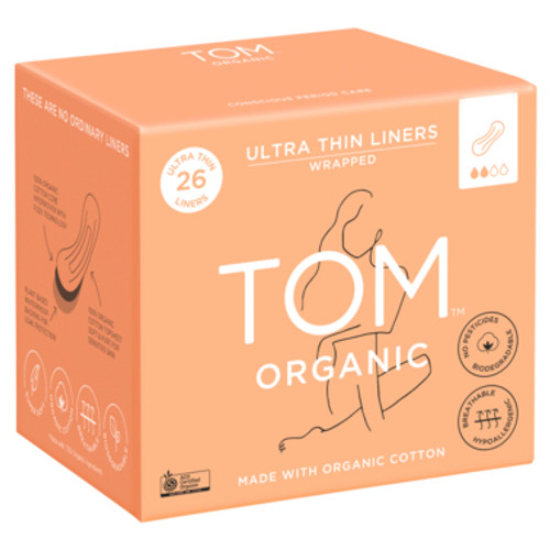 TOM Organic Ultra Thin Liners 26 pack