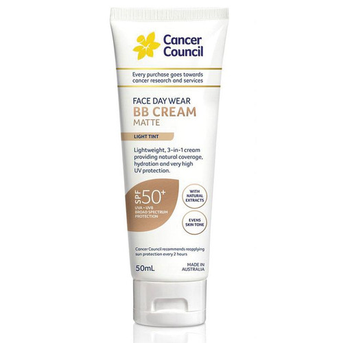 Cancer Council  Face Wear BB Cream SPF50+ Light Tint 50mL