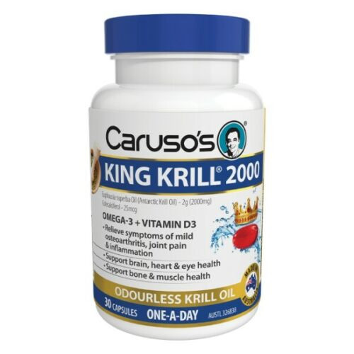 Caruso's King Krill 2000mg 30 Capsules