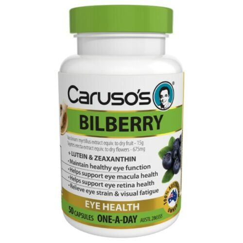 Caruso's Bilberry 15,000 50 Capsules