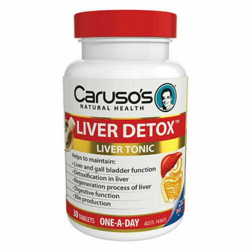 Carusos Liver Clear Detox Tablets 30Pk Blooms The Chemist