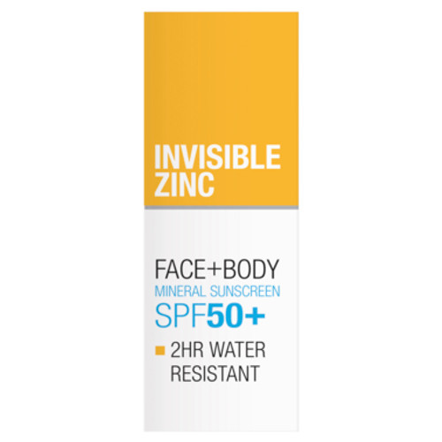 Invisible Zinc Face & Body Mineral Sunscreen SPF50 150g
