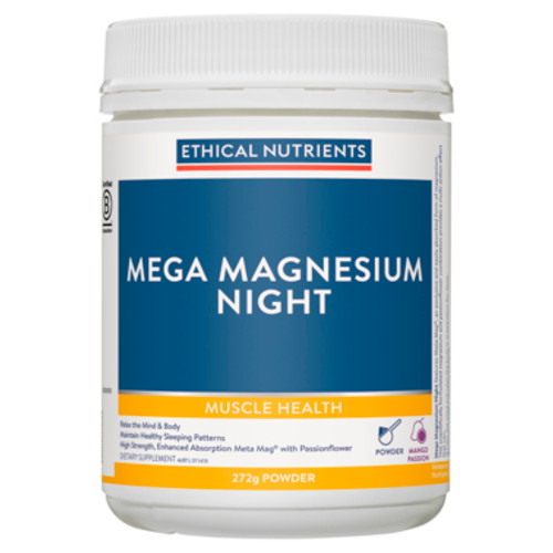 Ethical Nutrients Mega Magnesium Night Oral Powder 272G