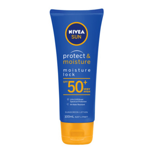 Nivea Sun Protect & Moisture Lock Sunscreen SPF50+ Lotion 100mL