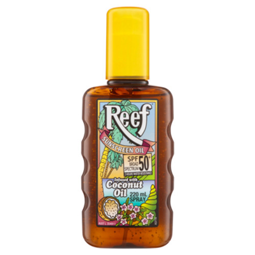 Reef Coconut Oil Sunscreen Spray SPF50 220mL