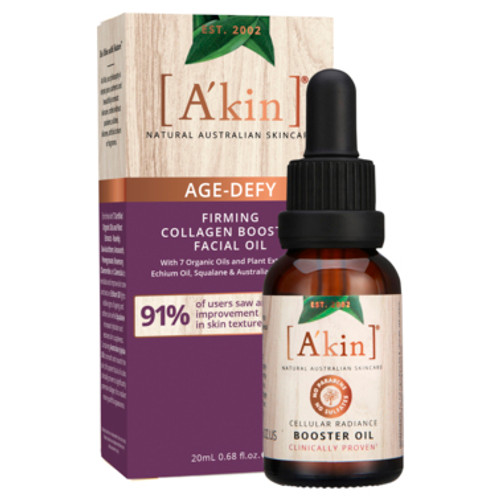 A'Kin Age-Defy Firming Collagen Booster Facial Oil 20mL