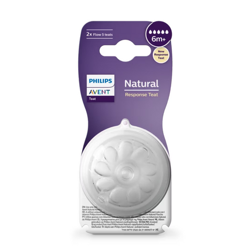 Avent Natural Fast Flow Teats 6month+ 2 Pack