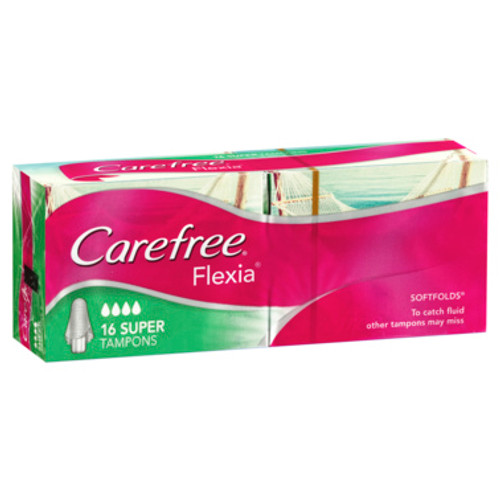 Carefree Tampons Flexia Super 16 Pack