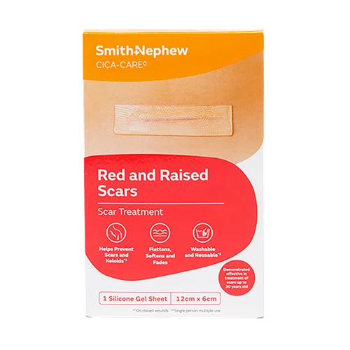 Cica Care Scar Silicone Gel Sheet 12 cm x 6cm- 1 sheet