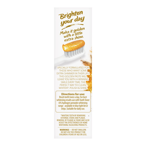 Piksters Tooth Toner Whitening Toothpaste Gold 75mL Blooms the Chemist