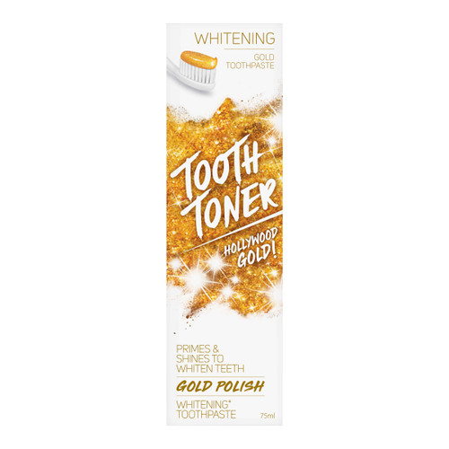 Piksters Tooth Toner Whitening Toothpaste Gold 75mL