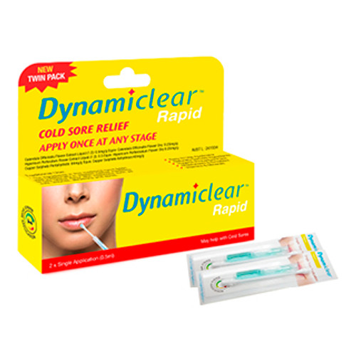 Dynamiclear Rapid Cold Sore Treatment 2 Applications