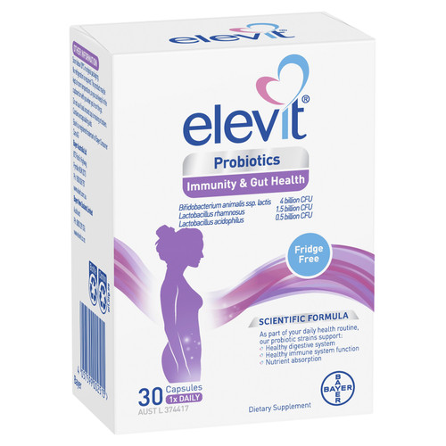 Elevit Probiotics for Pregnancy and Breastfeeding 30 Capsules