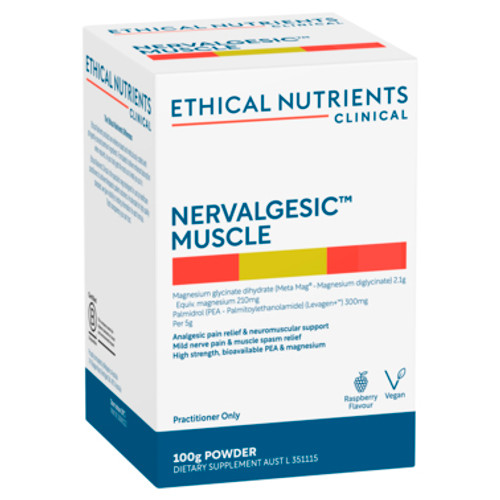 Ethical Nutrients Clinical Nervalgesic Muscle Powder Raspberry 100G