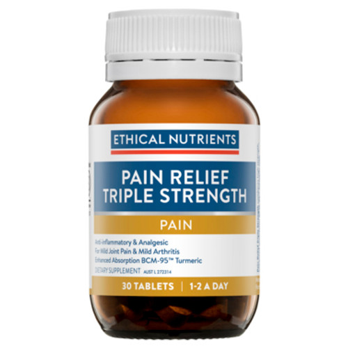 Ethical Nutrients Pain Relief Triple Strength Tablets 30Pk