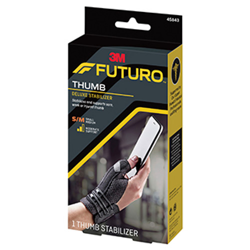 Futuro Deluxe Thumb Stabiliser Black Sml/Med