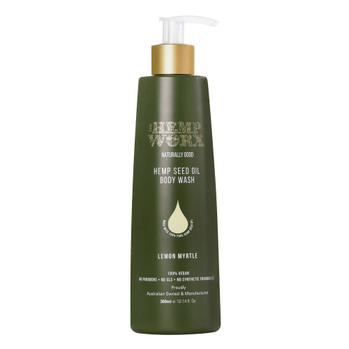 Hemp Worx Lemon Myrtle Body Wash 300mL