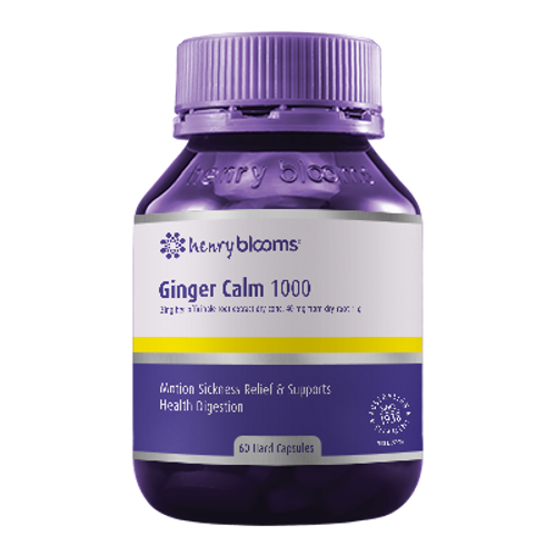 Henry Blooms Ginger Calm 1000 60 Capsules