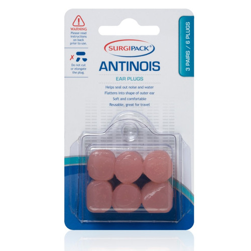 12770 Surgipack Ear Plugs Anti-Noise - 3 Pack