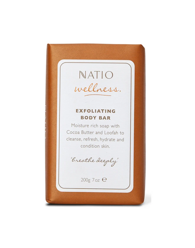 Natio Wellness Exfoliating Body Bar 200g