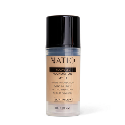 Natio Flawless Foundation SPF 15 Light Medium