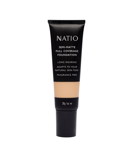 Natio Semi-Matte Full Coverage Foundation 30g Nutmeg