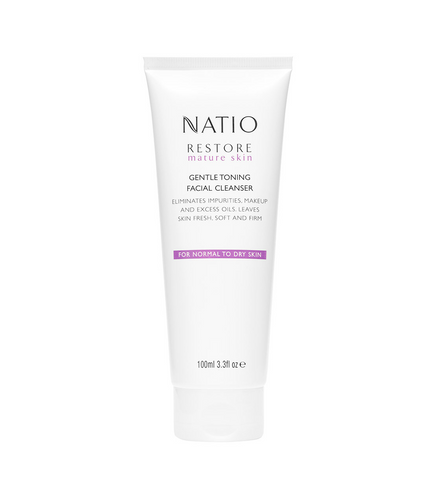 Natio Restore Gentle Toning Facial Cleanser 100mL