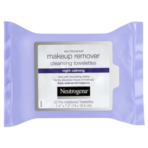 Neutrogena Night Calming Makeup Remover Cleansing Towelettes 25