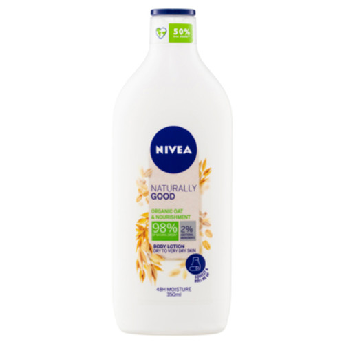 NIVEA Naturally Good Organic Oat & Nourishment Body Lotion 350mL