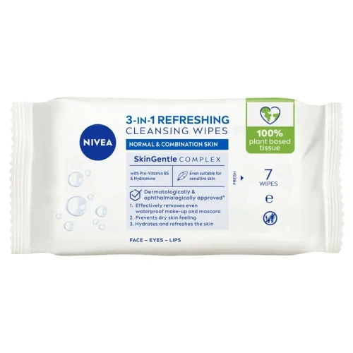 NIVEA Refreshing Cleansing Wipes 7 Pack