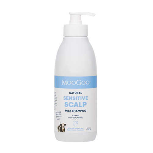 MooGoo Natural Sensitive Scalp Milk Shampoo 500mL